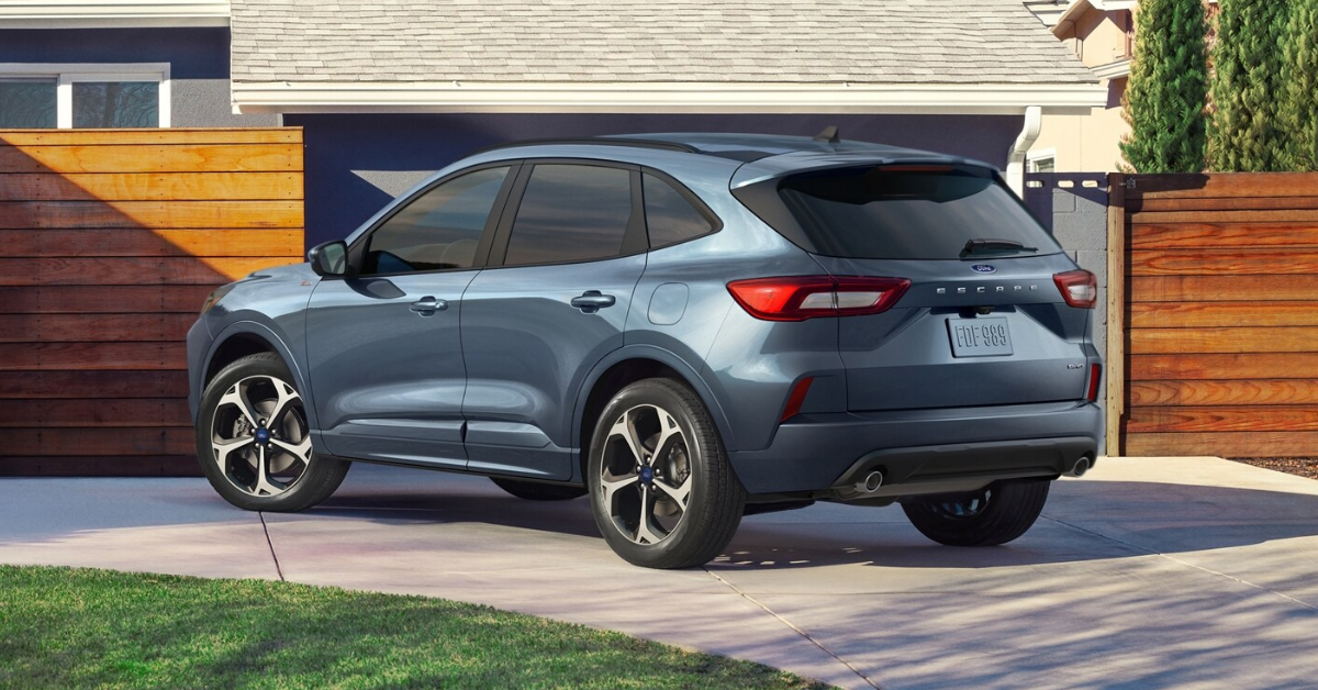 2025 Ford Escape parked outside a house