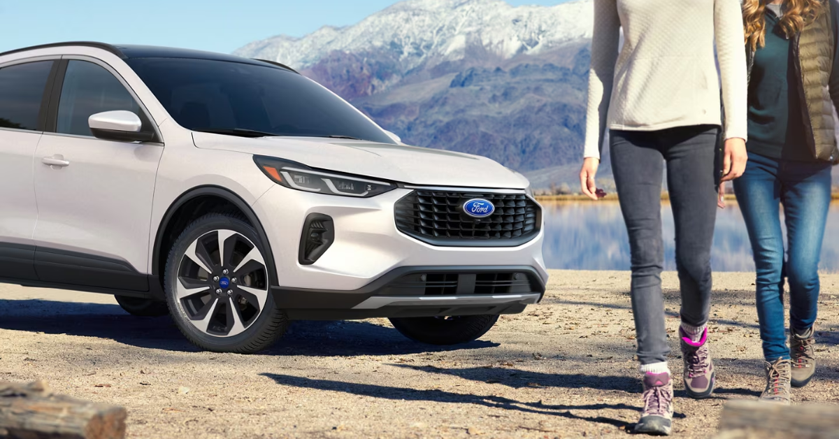 2025 Ford Escape is parked while two women walk past it