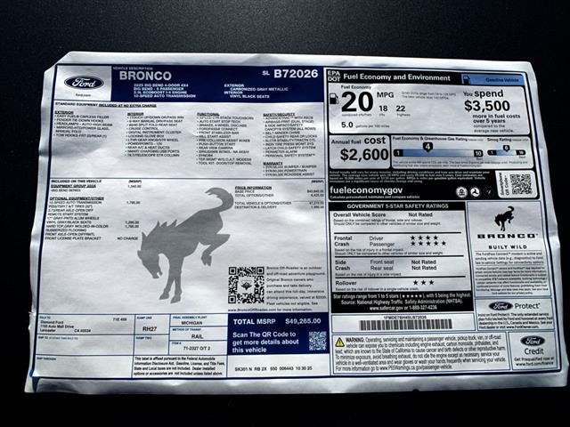 2025 Ford Bronco Big Bend 4 Door 4x4