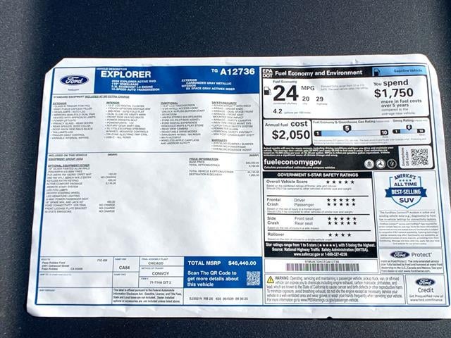 2026 Ford Explorer Active w/100A Pkg RWD