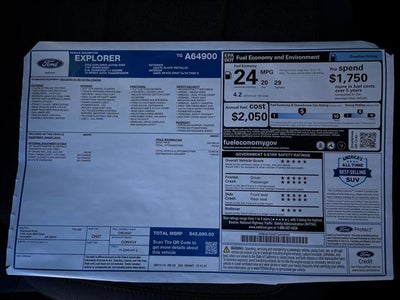 2026 Ford Explorer Active w/200A Pkg RWD