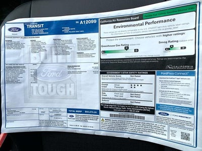 2025 Ford Transit Cargo Van T-150 130" Low Rf 8670 GVWR RWD