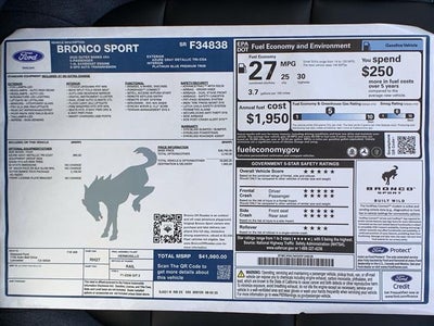 2025 Ford Bronco Sport Outer Banks 4x4