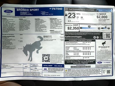 2024 Ford Bronco Sport Badlands 4x4