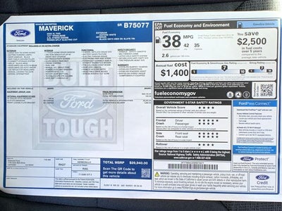 2025 Ford Maverick XL FWD SuperCrew