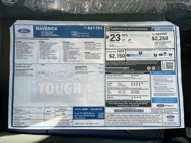 2026 Ford Maverick Tremor AWD SuperCrew