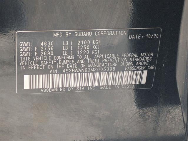 2021 Subaru Legacy Limited