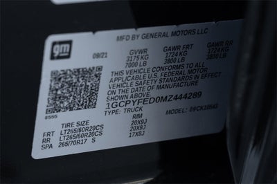 2021 Chevrolet Silverado 1500 LT Trail Boss