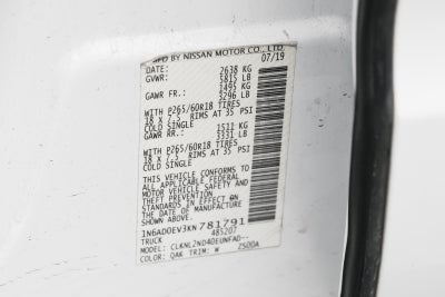 2019 Nissan Frontier SV