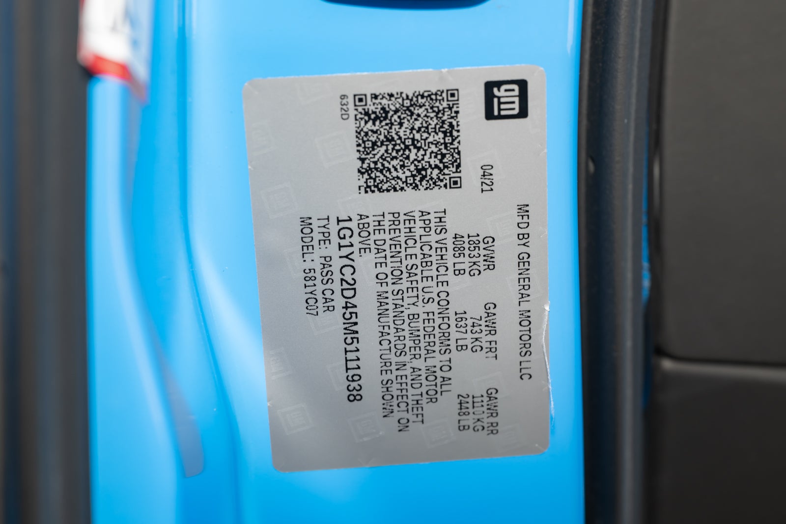 2021 Chevrolet Corvette Stingray 3LT