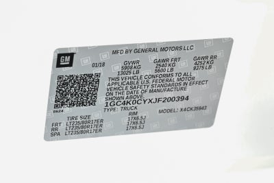 2018 Chevrolet Silverado 3500 HD LTZ