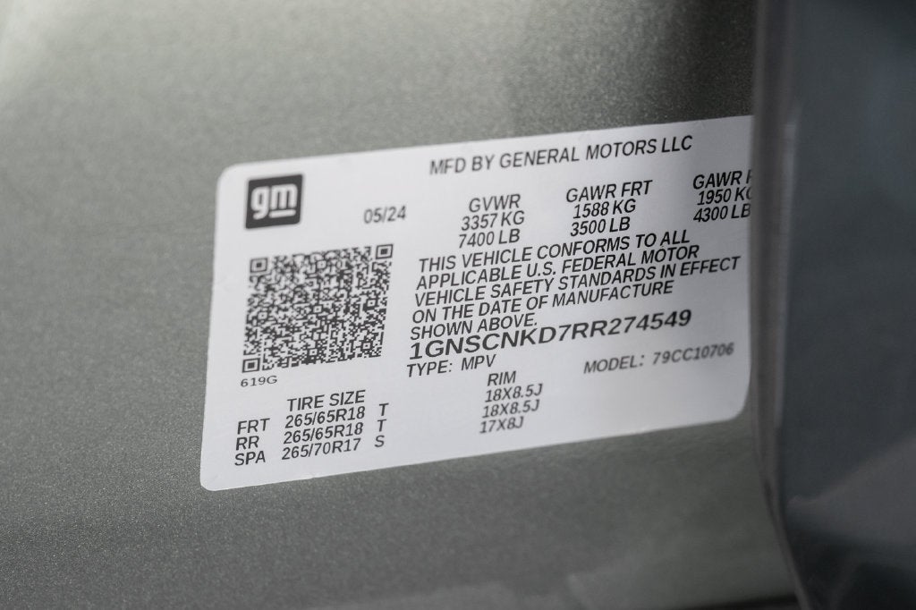 2024 Chevrolet Tahoe LT