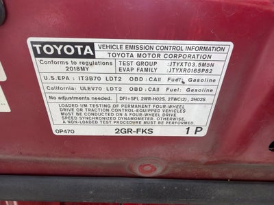 2018 Toyota Tacoma SR