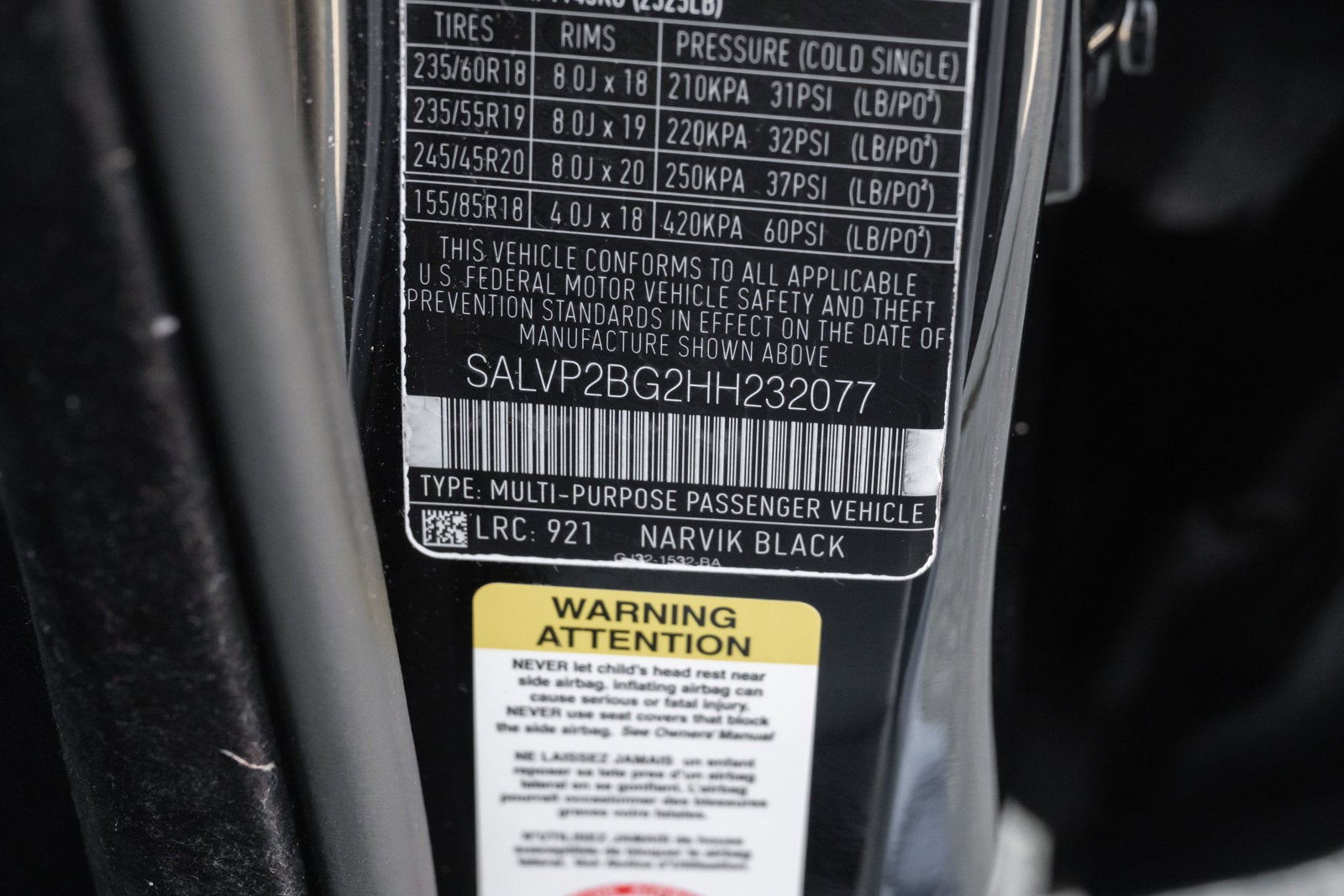 2017 Land Rover Range Rover Evoque SE