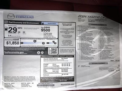 2024 Mazda Mazda CX-30 2.5 S Carbon Edition AWD