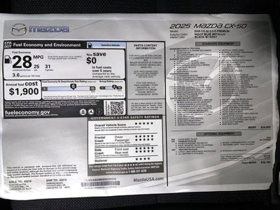2025 Mazda Mazda CX-50 2.5 S Premium Package