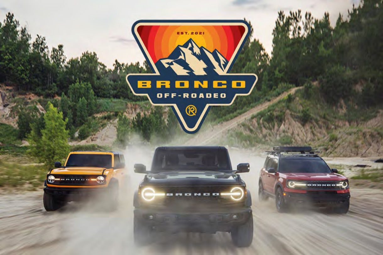 bronco off roadeo banner