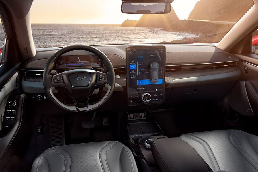 interior of Ford Mach-ev