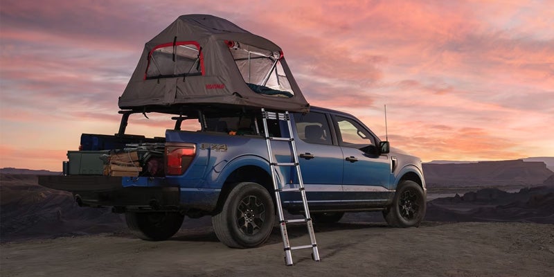 tent on Ford F-150