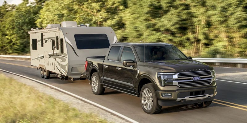 Ford F-150 towing van