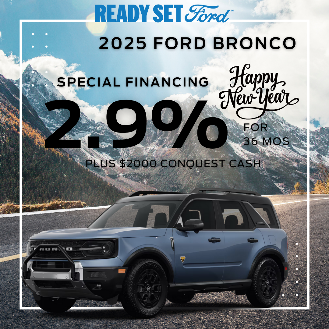 Special Bronco Finance Offer of 2.9% for 36 months