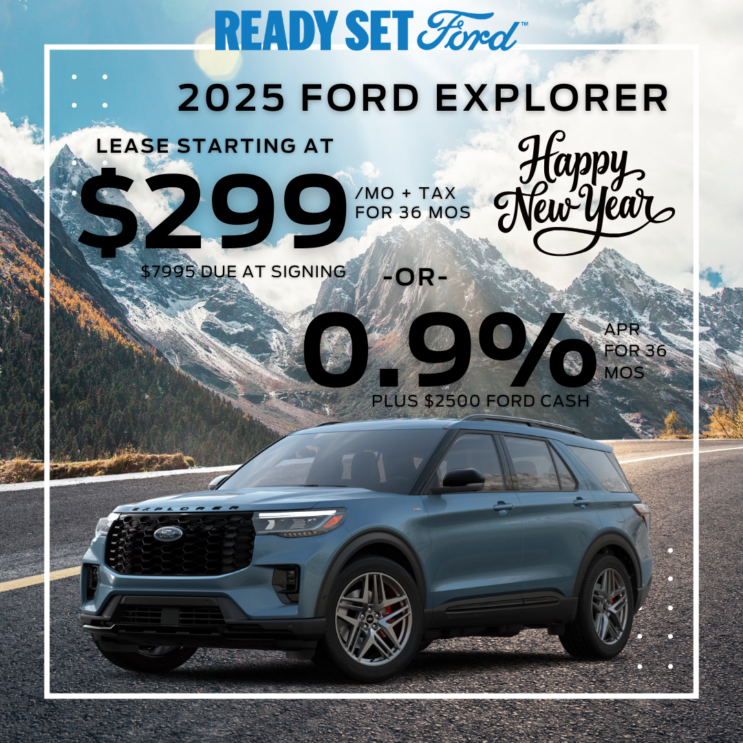 Lease 2025 Explorer for Just $299/month