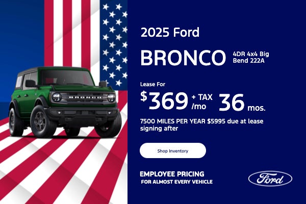 2025 FORD BRONCO 4DR 4x4 Big Bend 222A