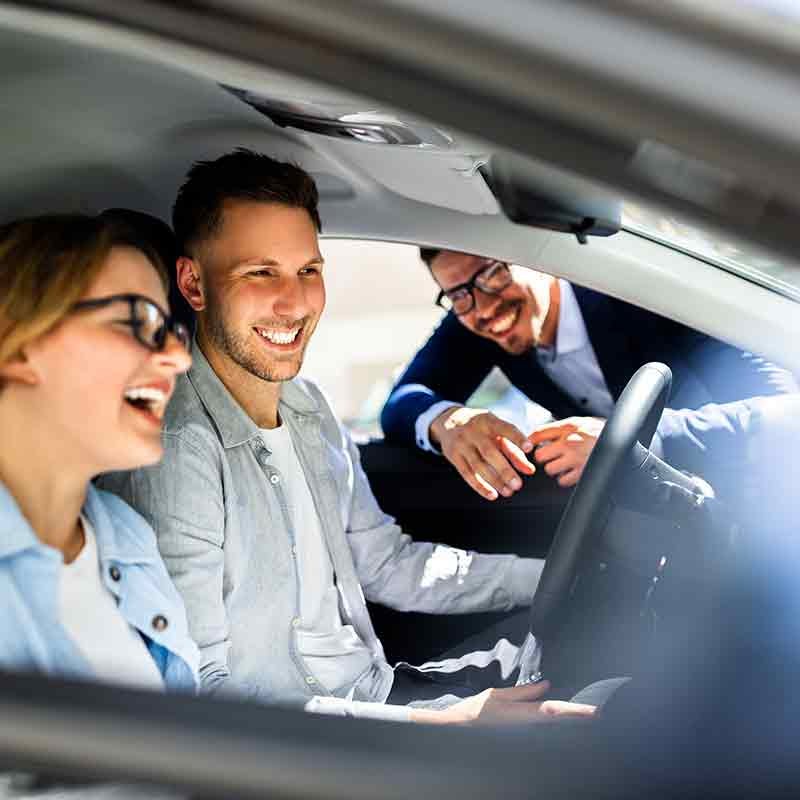 Diamond Ford in Lancaster CA couple buying a car