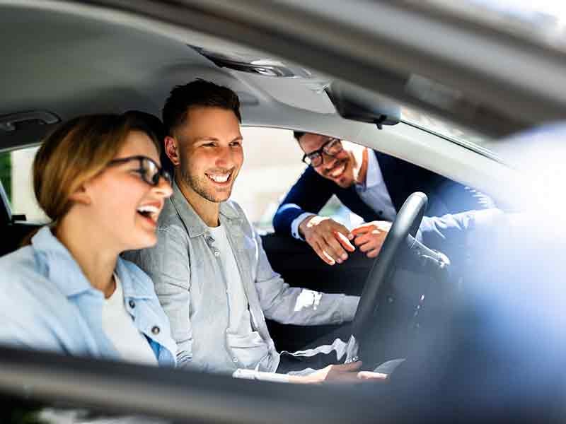 Diamond Ford in Lancaster CA customers buying a car